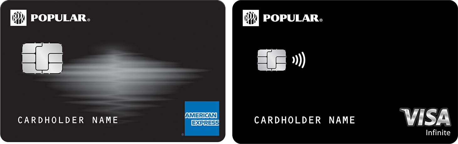 Banco Popular Visa Infinite and American Express credit cards